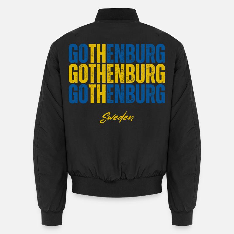 Göteborg, Suède, j’adore la Suède Bomber unisexe
