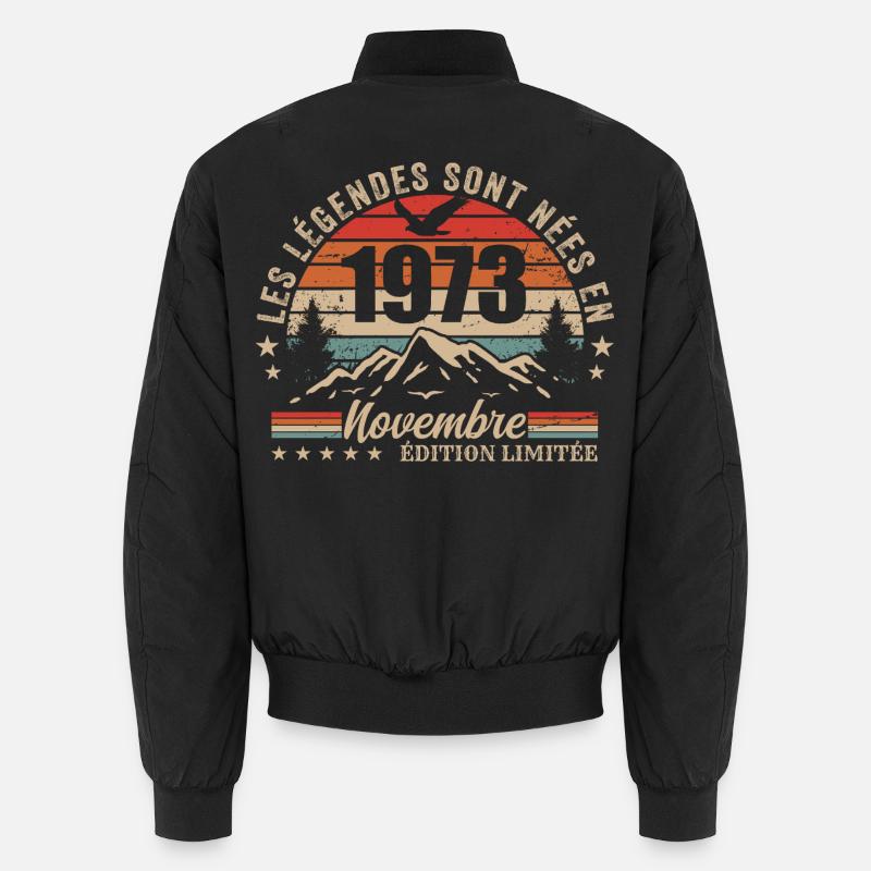 Awesome since November 1973 | November 1973 Unisex Bomber Jacket