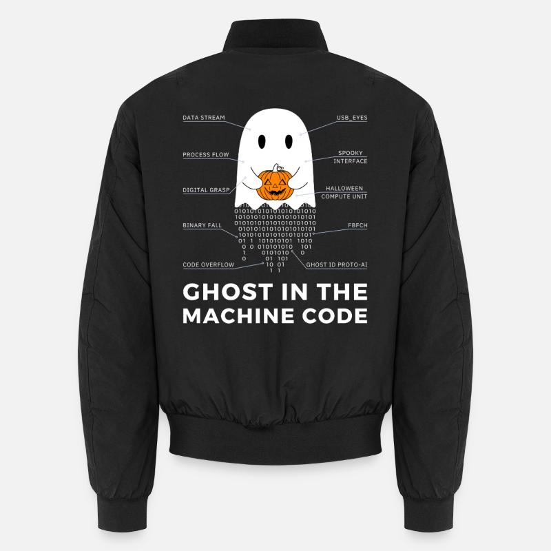 Funny Coder, Programmer Halloween T-Shirt Unisex Bomber Jacket