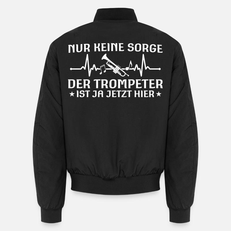 Don't worry - trumpeter is here now Unisex Bomber Jacket