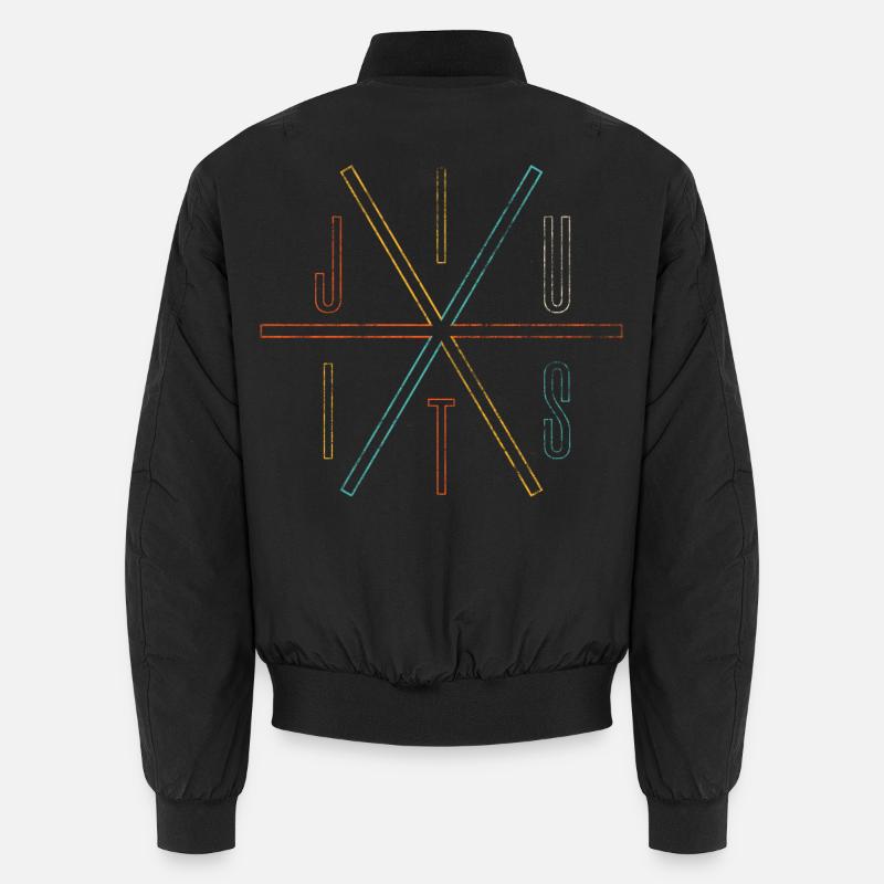 Jiu Jitsu Minimaliste Design Graphique Bomber unisexe