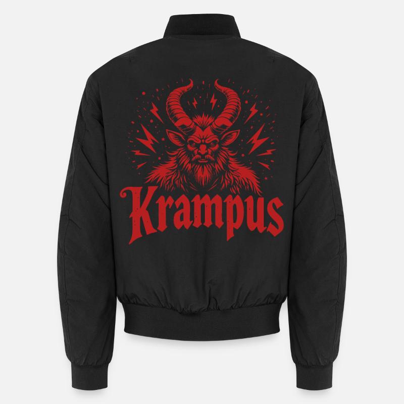 Krampus - Unisex Bomberjacke - Schwarz