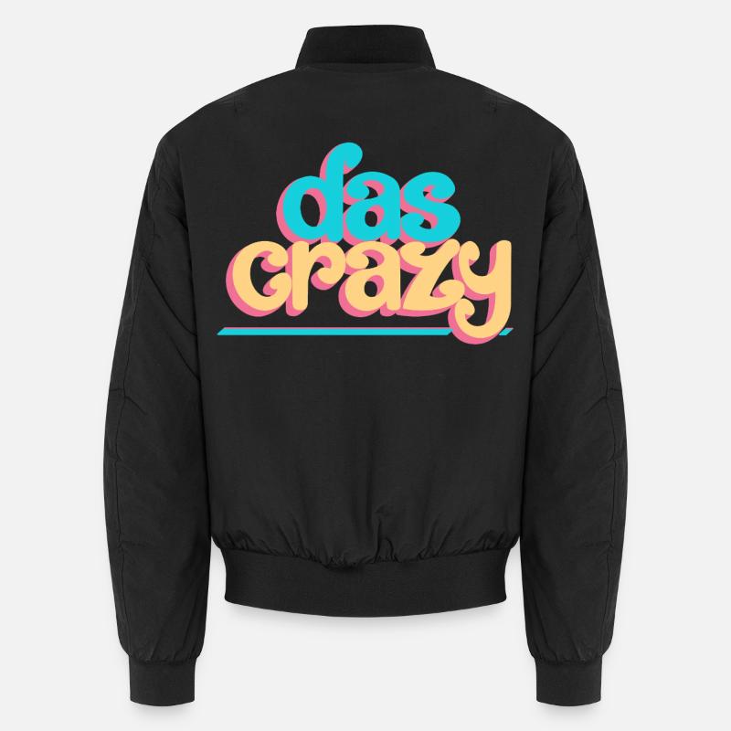 Das crazy - Unisex Bomberjacke - Schwarz