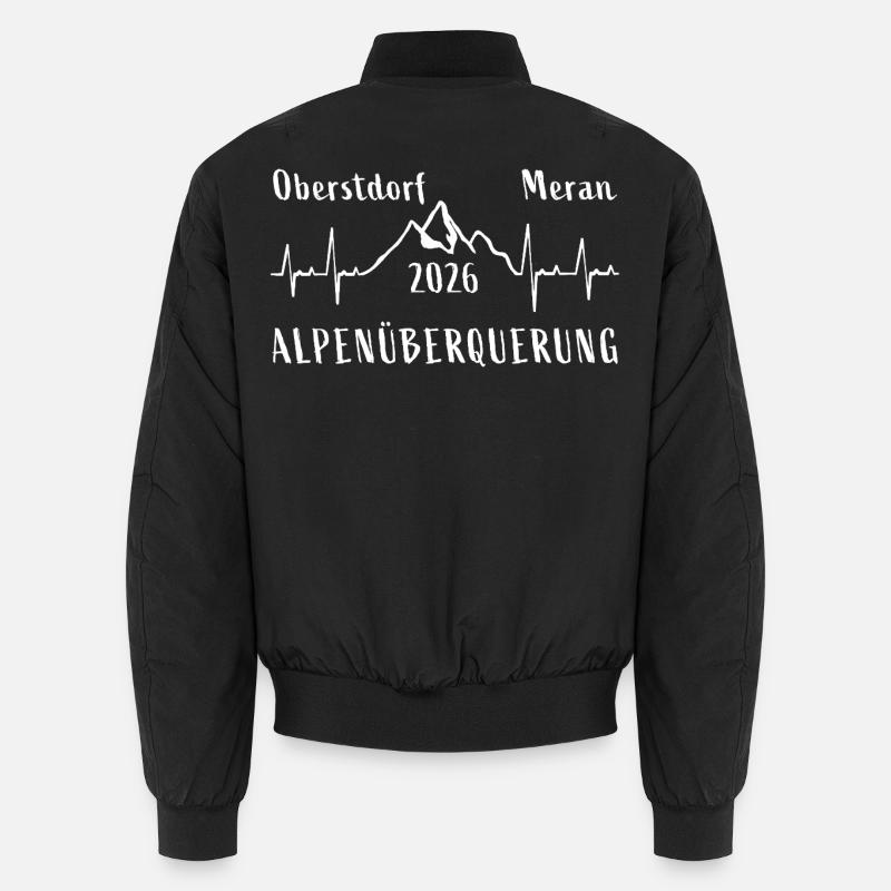 Alpenüberquerung 2026 Oberstdorf Meran E5 Unisex Bomberjacke