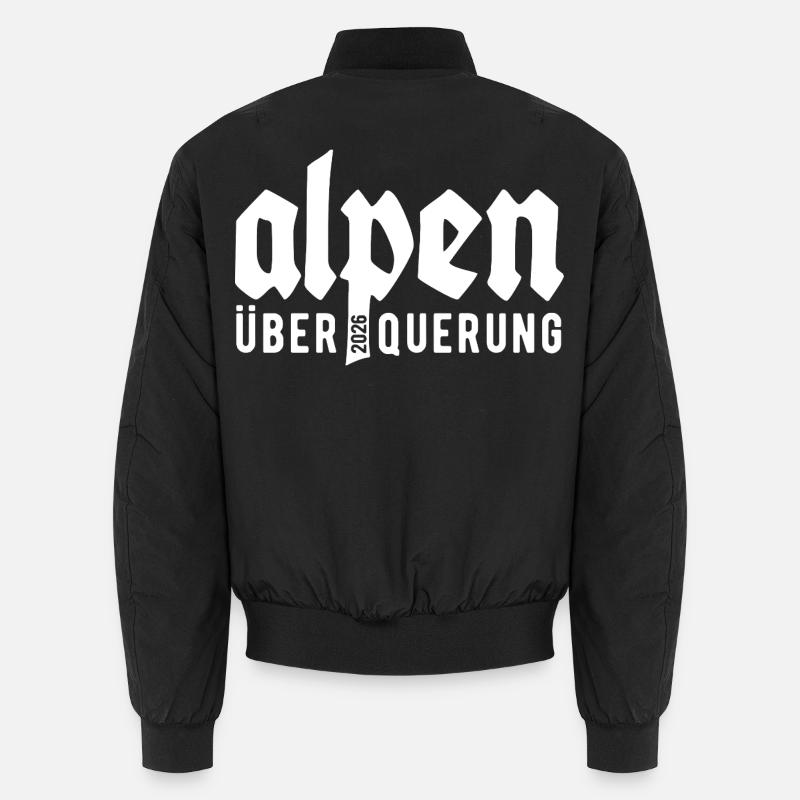 Alpen Überquerung 2026 - Wandern Unisex Bomberjacke