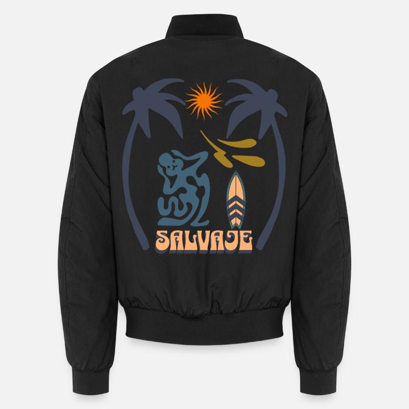 Surf Salvaje- Sewage alert UK Unisex Bomber Jacket