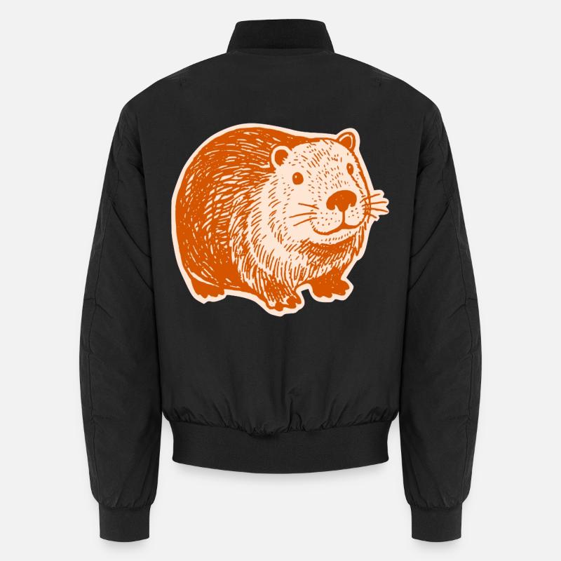Capybara - Cute Capybaras Unisex Bomber Jacket