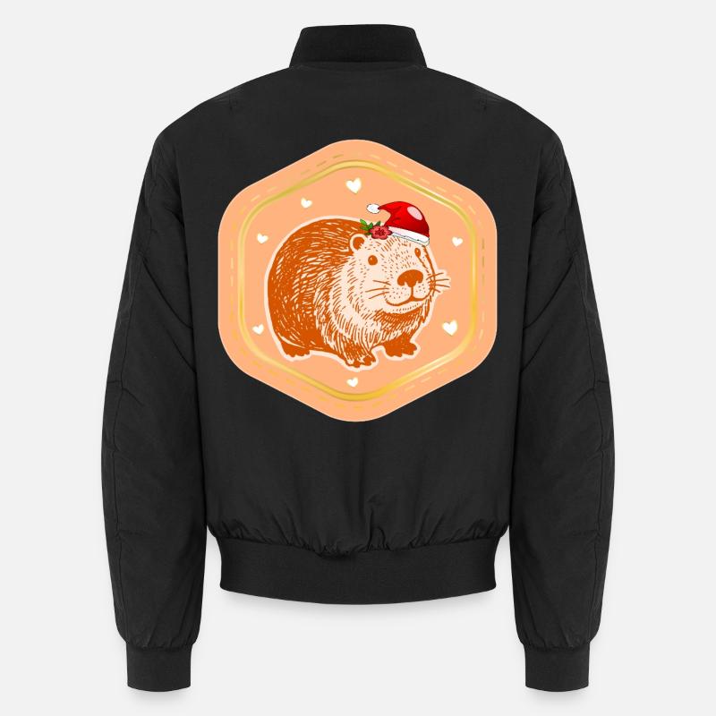 CAPYBARA DE NOËL SAINT-NICOLAS Bomber unisexe