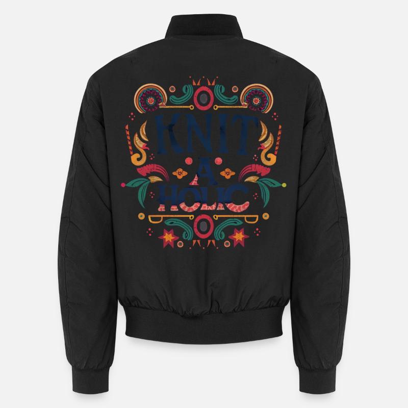 Knit-aholic Unisex Bomber Jacket