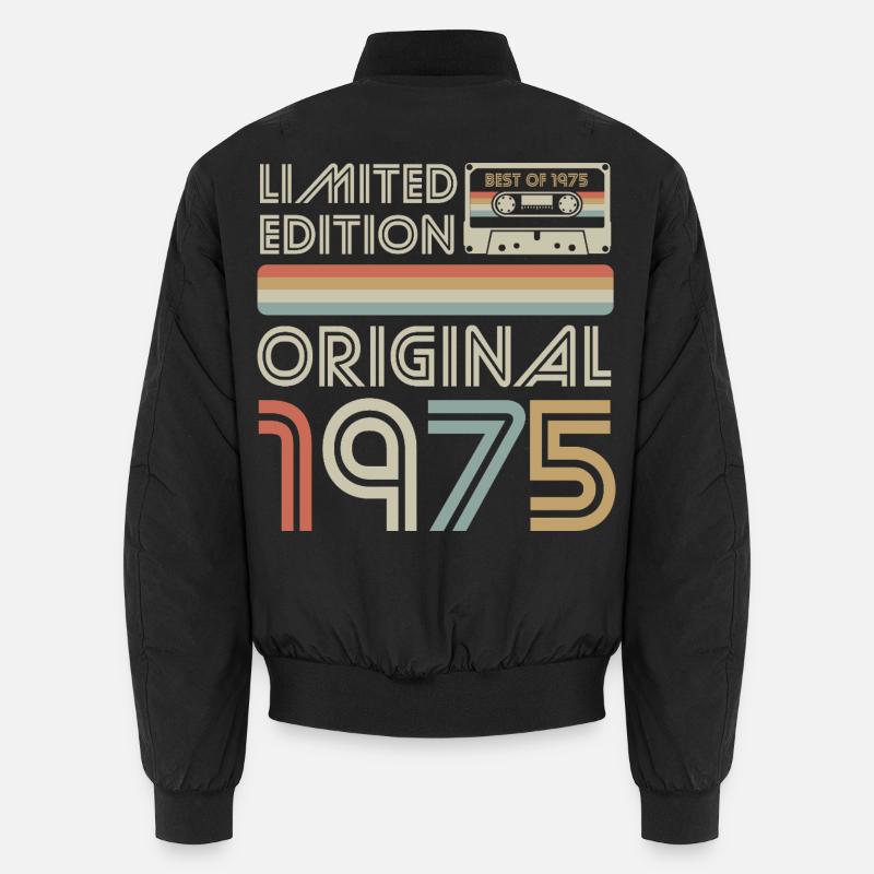 Cassette rétro originale limitée de 1975 Bomber unisexe