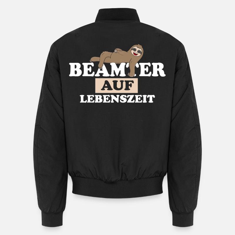 Beamter auf Lebenszeit - Unisex Bomberjacke - Schwarz