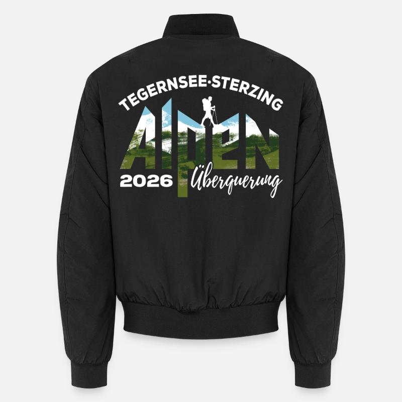 Alpenüberquerung 2026 Tegernsee Sterzing Wandern Unisex Bomberjacke