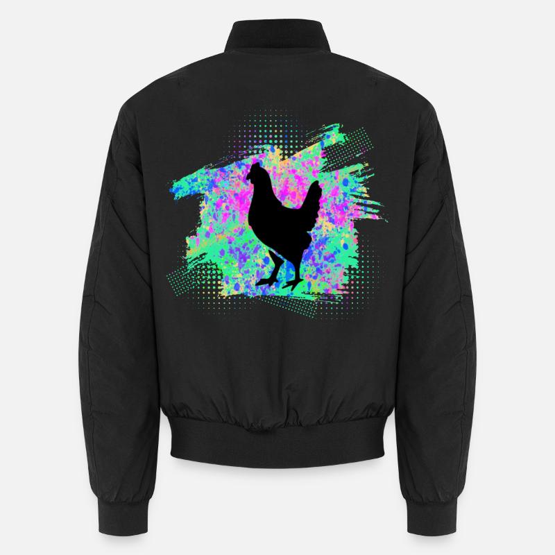 Poulets Poulets - Bomber unisexe - noir