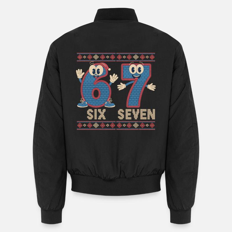 6 7 Six Seven Memes – Noël Bomber unisexe