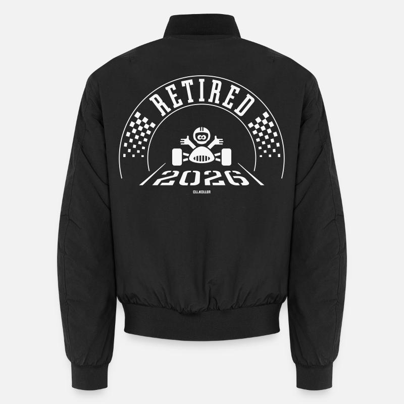 Retraité 2026 (Retraité / Entrée de retraite / Blanc) Bomber unisexe