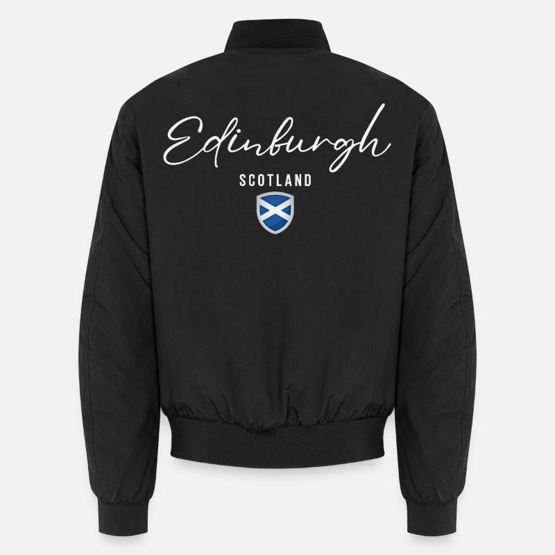 Edinburgh, Schottland, elegantes Design Edinburgh Unisex Bomberjacke