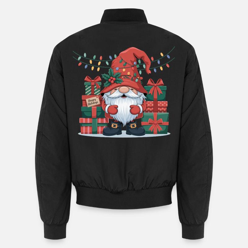 Weihnachten Wichtel Gnome Unisex Bomberjacke