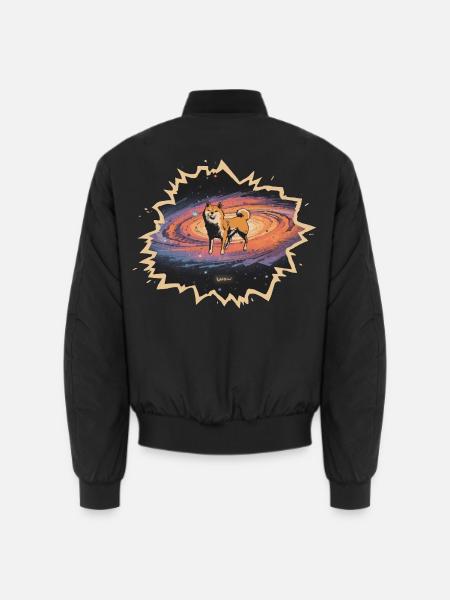 Shiba Kosmos Waouh - Bomber unisexe - noir