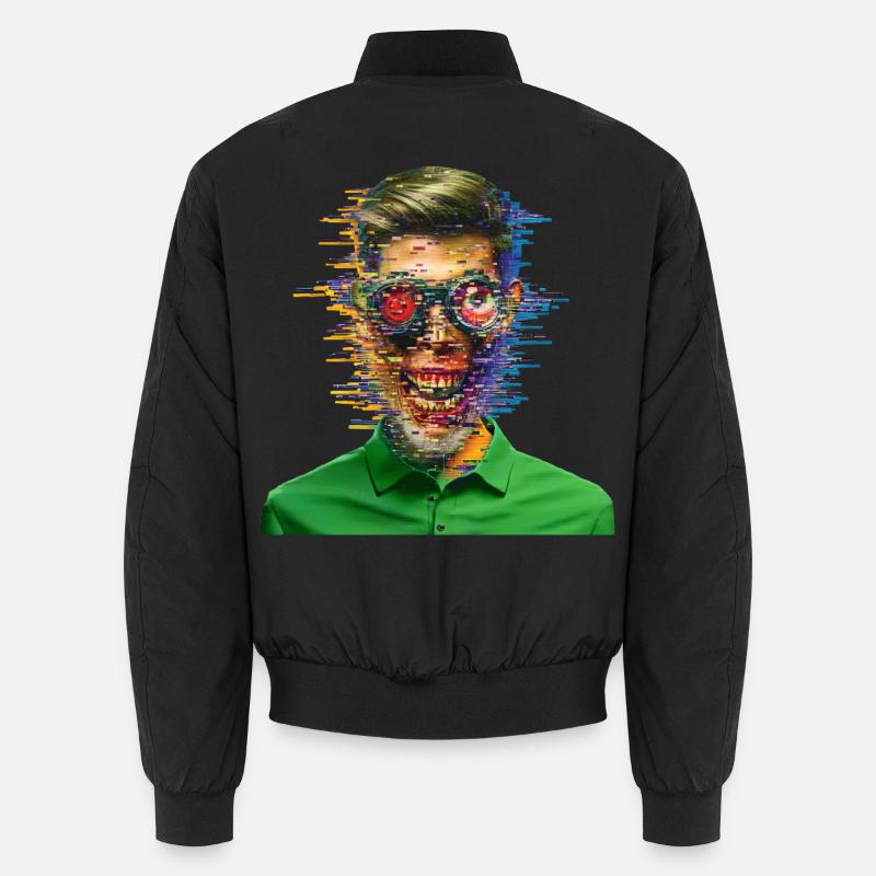 ICH BIN NUR EIN GLITCH – Geek & Science-Fiction Unisex Bomberjacke