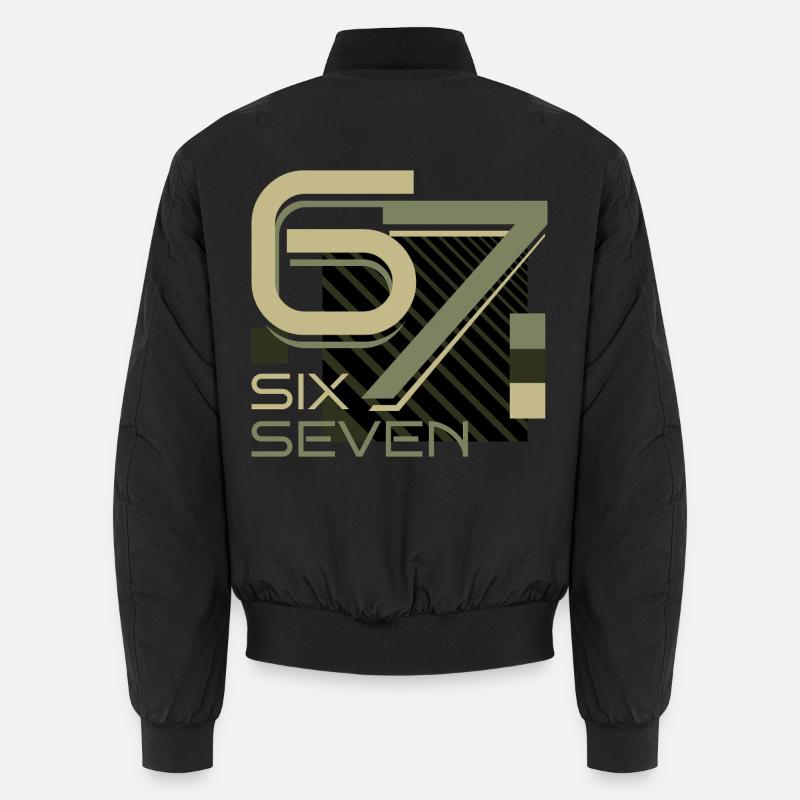 SixSeven - Unisex Bomberjacke - Schwarz