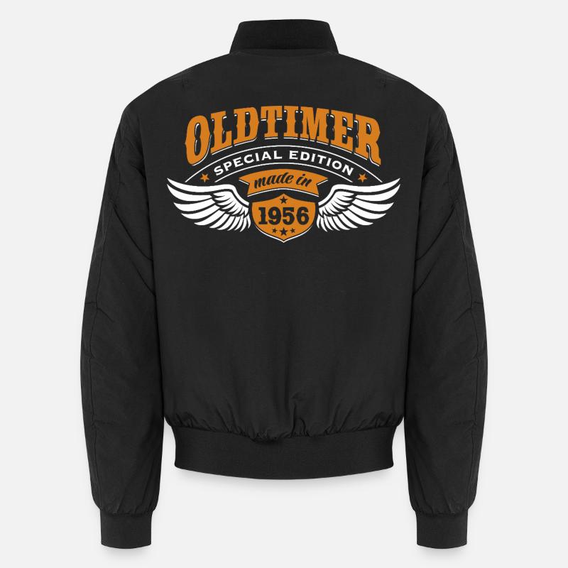 Oldtimer Modell 1956 | Geburtstag Geschenk Cap Unisex Bomberjacke