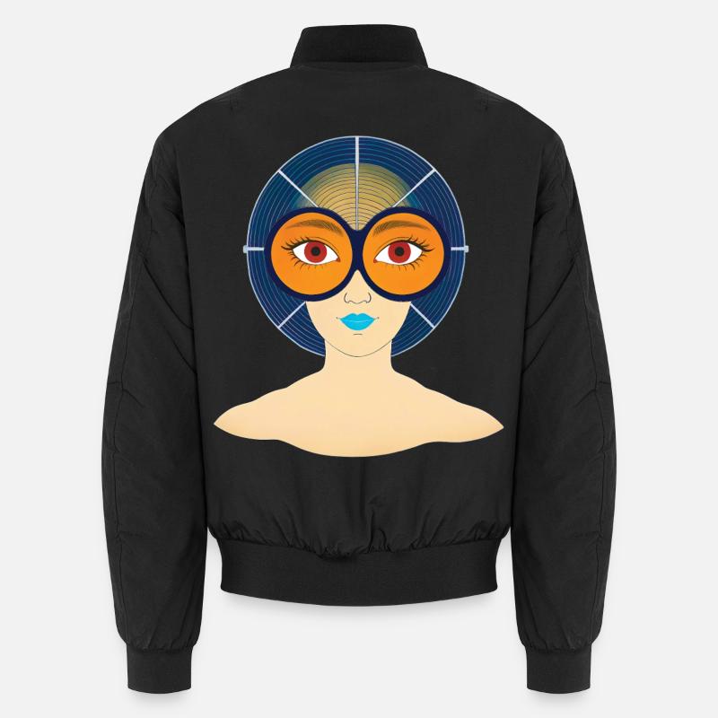 BEFREIE DEINEN GEIST #2 – nette Leute - Unisex Bomberjacke - Schwarz