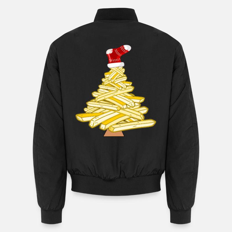 Frites sapin de Noël Bomber unisexe