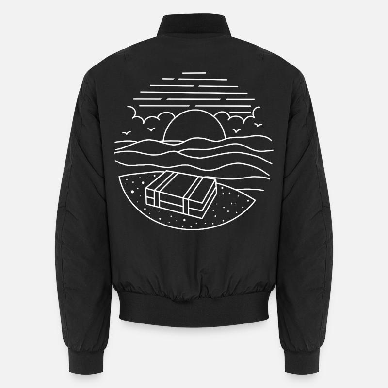 Koffer Strand Urlaub Unisex Bomberjacke