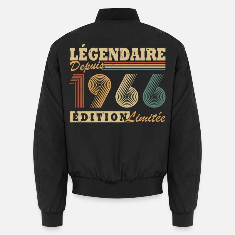 Legendär seit 1966 Vintage-Geburtstagsgeschenk Unisex Bomberjacke