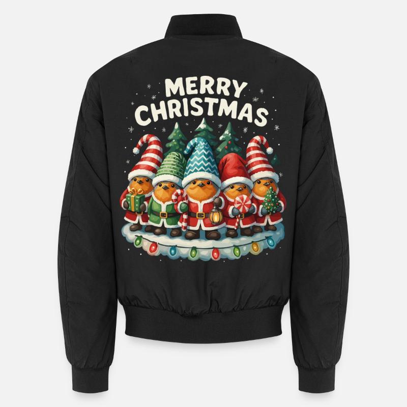 Funny Robin Christmas Gift Cute Unisex Bomber Jacket