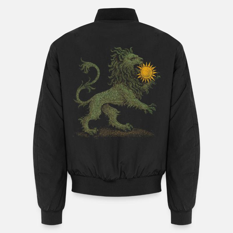 Lion Vert Bomber unisexe