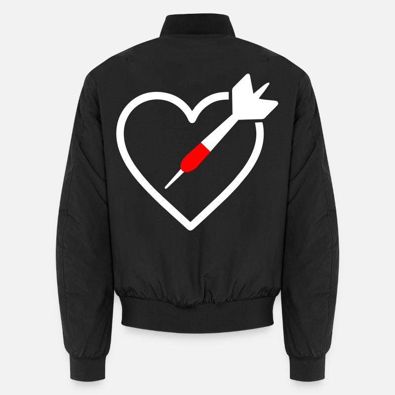 Heart Darts – Precision Lover Design Unisex Bomber Jacket