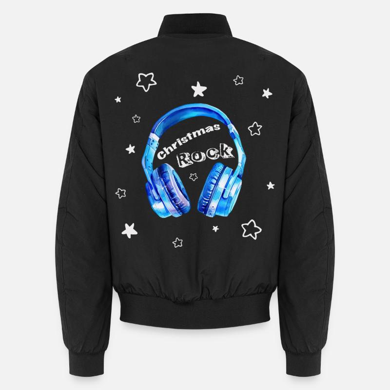 Christmas Rock - cooler Kopfhörer Unisex Bomberjacke