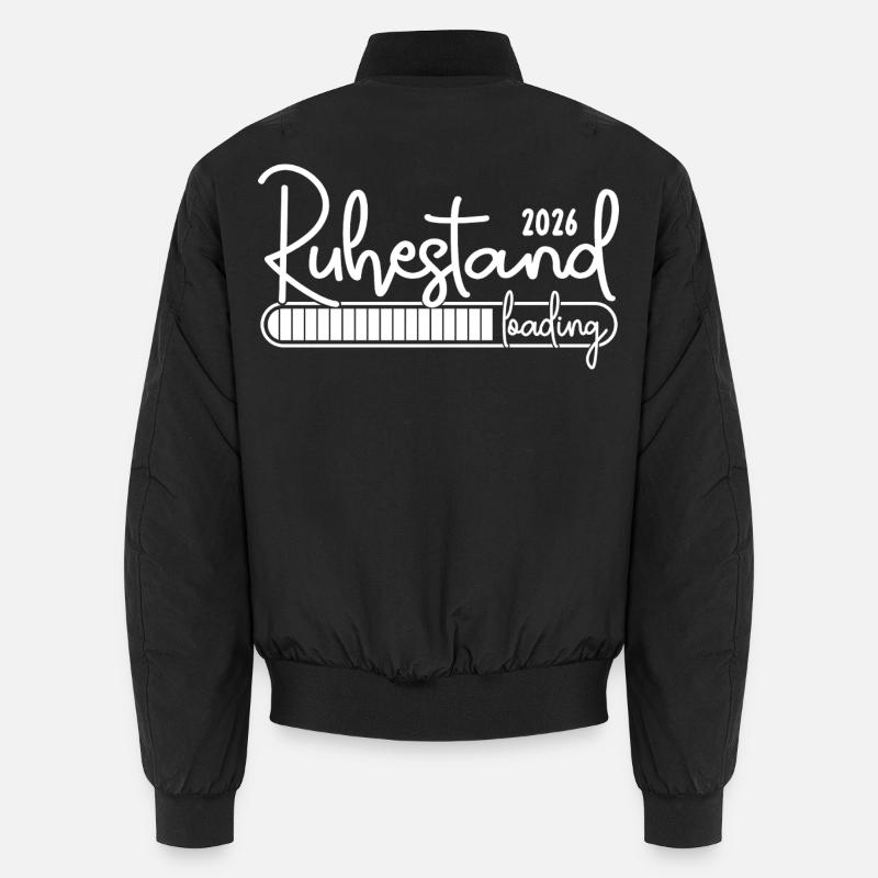 Retirement 2026 Loading – Stylish Motif Pension Unisex Bomber Jacket