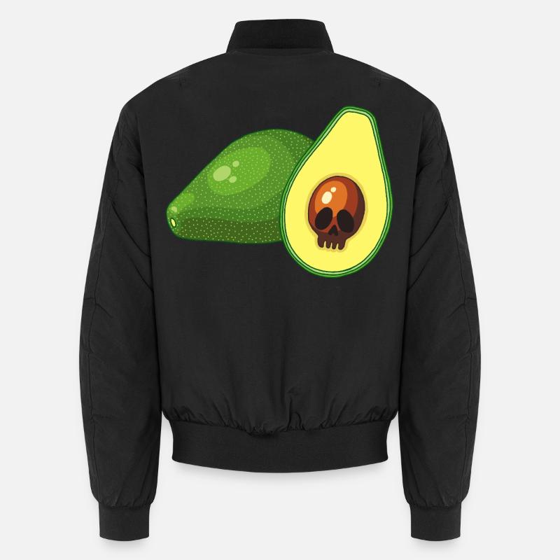 Avocado-Schädel Unisex Bomberjacke
