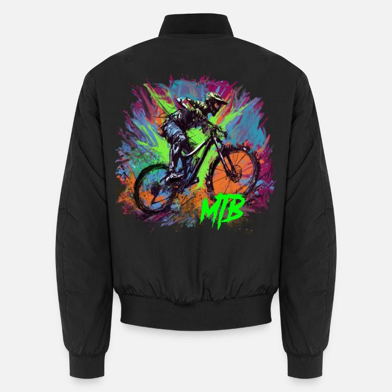 Mtb - Unisex Bomber Jacket - black
