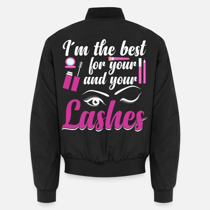  Eyelash Artist Cosmetologist Lash Technician Unisex Bomber Jacket