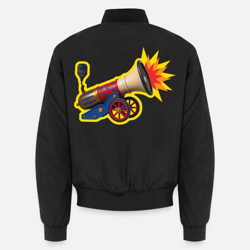 WORDS OVER WAR - freedom & rights - Unisex Bomber Jacket - black