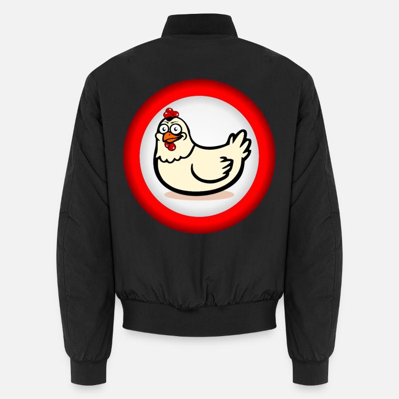 Panneau Chicken Keeping Chickens Bomber unisexe