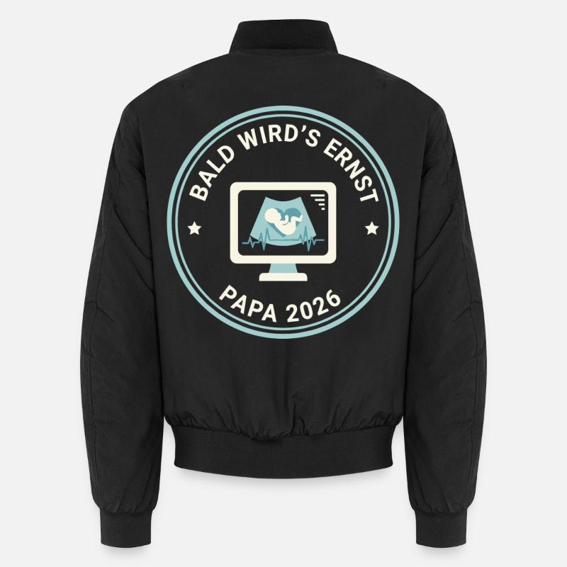 Soon It's Getting Serious - Dad 2026 Men - Gift Unisex Bomber Jacket
