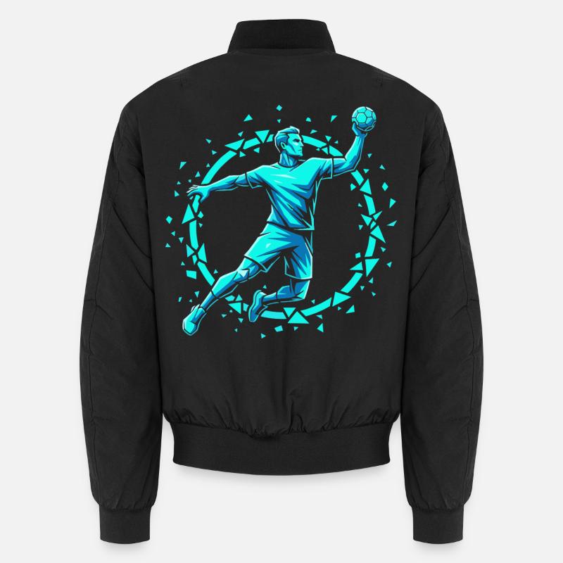 Handball Passion Heat Training Gift Unisex Bomber Jacket