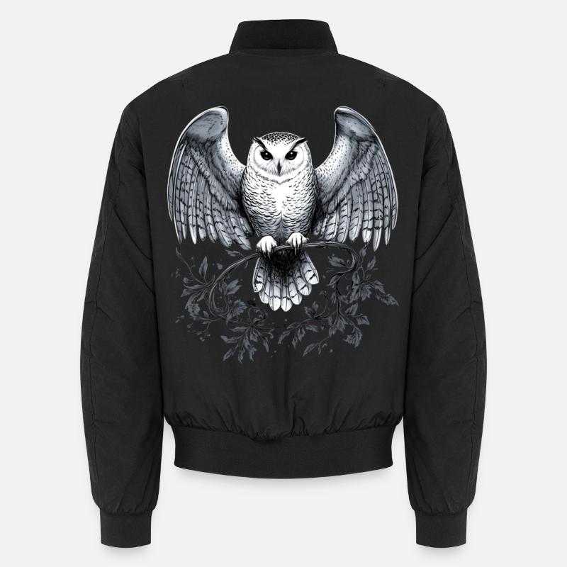 Magical Snow Ule - Unisex Bomber Jacket - black