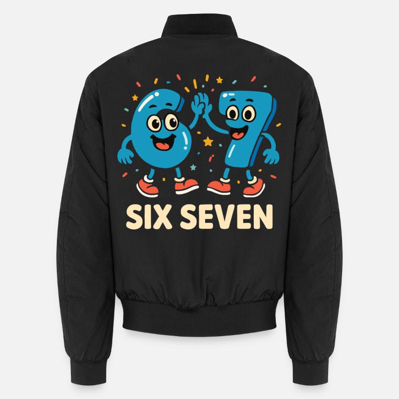 67 Six Seven 6-7 - Unisex Bomberjacke - Schwarz