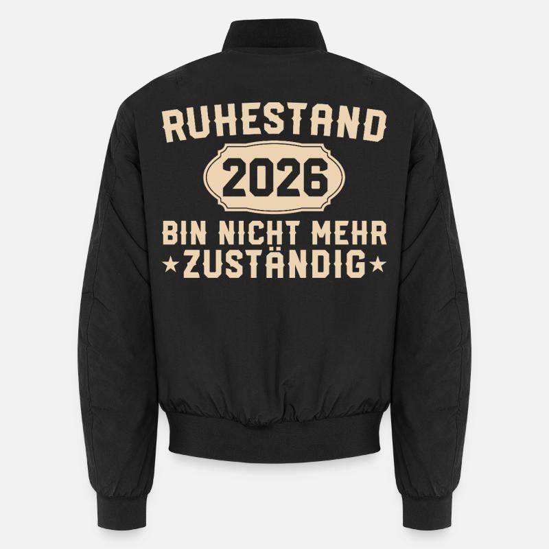 Retirement 2026 No longer responsible Unisex Bomber Jacket