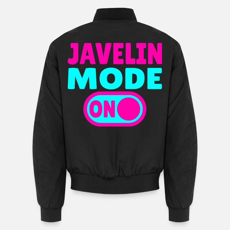 Mode Javelot ACTIVÉ - Lancer de Javelot - Bomber unisexe - noir