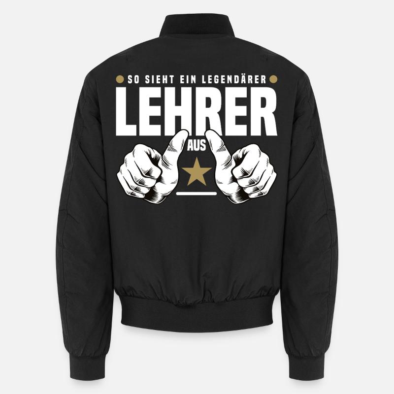Professeur légendaire - Bomber unisexe - noir