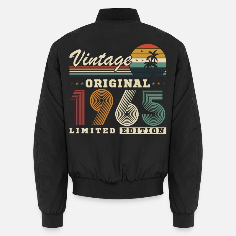 1965 Vintage Retro Geburtstagsgeschenk Unisex Bomberjacke