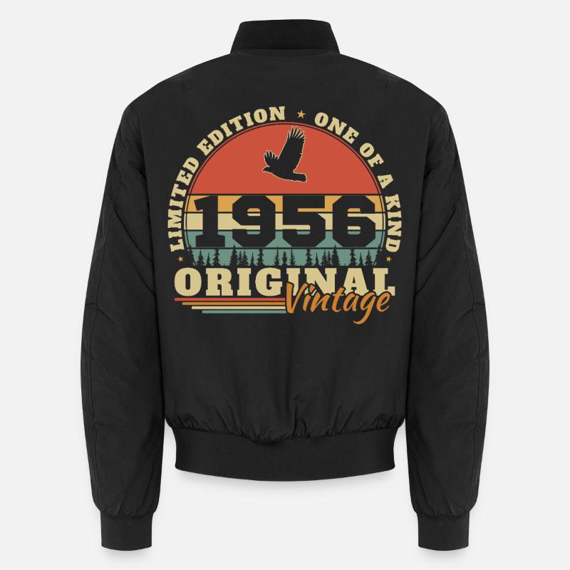 1956 Vintage Retro Geburtstagsgeschenk Unisex Bomberjacke