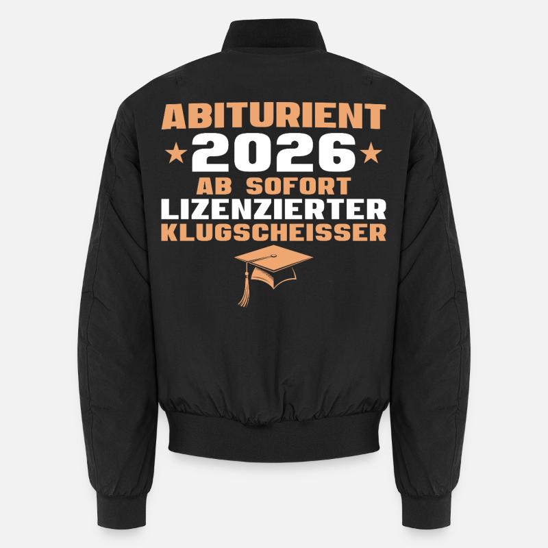 Abiturient 2026 Abschluss Abitur Geschenk Unisex Bomberjacke