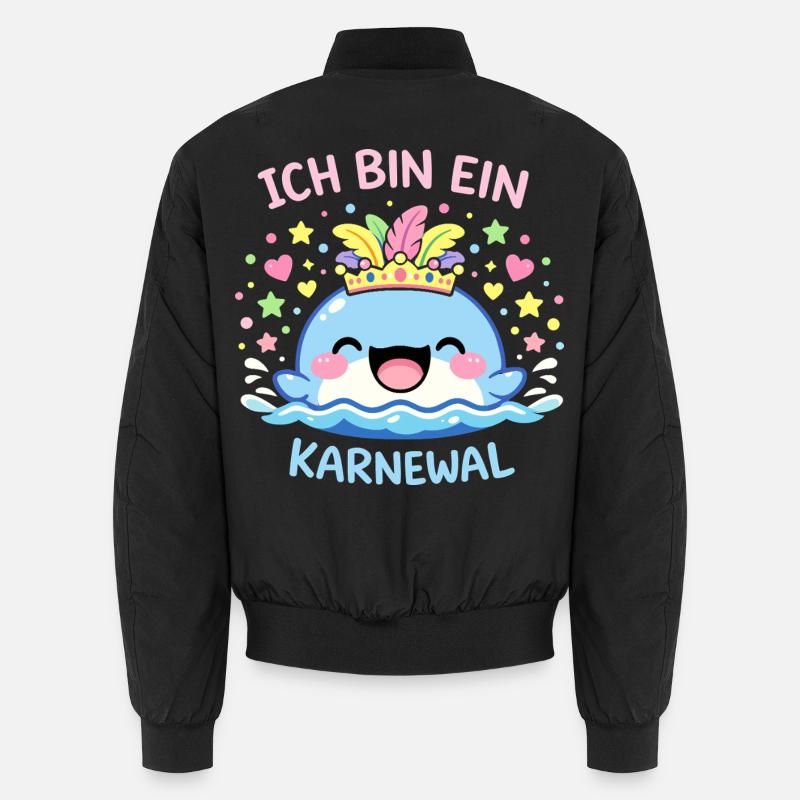 Ich bin ein Karnewal Karneval Fasching Geschenk Unisex Bomberjacke